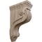 Ekena Millwork 3 7/8"W x 8"D x 13"H Boston Traditional Scroll Corbel, Walnut COR03X08X13TSWA - alternate 1